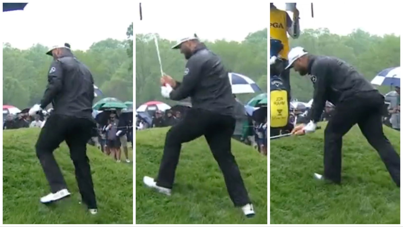 Jon Rahm DESTROYS cameraman at US PGA: 